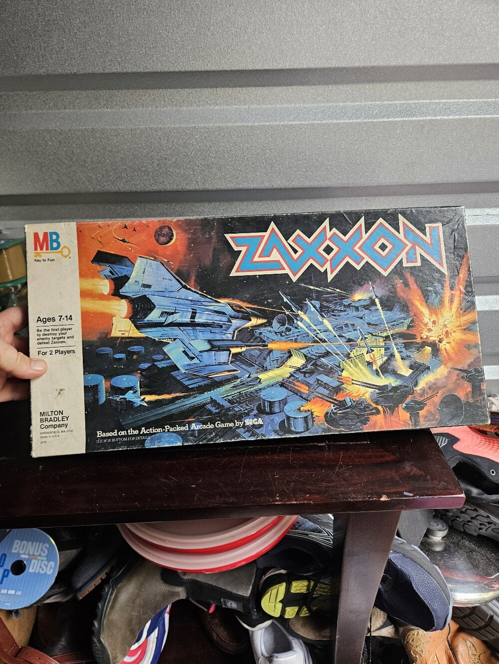 Zaxxon board game - Milton Bradley 1982 - 100% Complete Vintage 80s